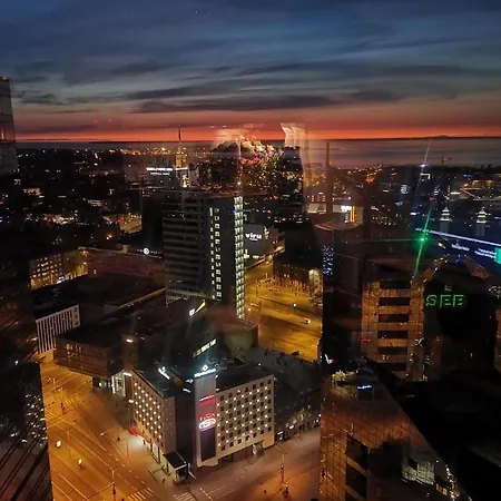 Centre Sky View On 27th Floor Lägenhet Tallinn